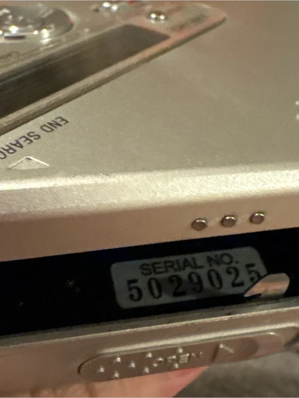Sony Walkman MiniDisc Player - Silver Metallic